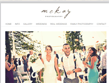 Tablet Screenshot of mckayphotography.com.au
