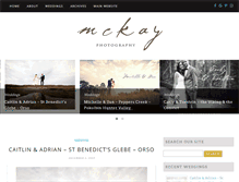 Tablet Screenshot of blog.mckayphotography.com.au